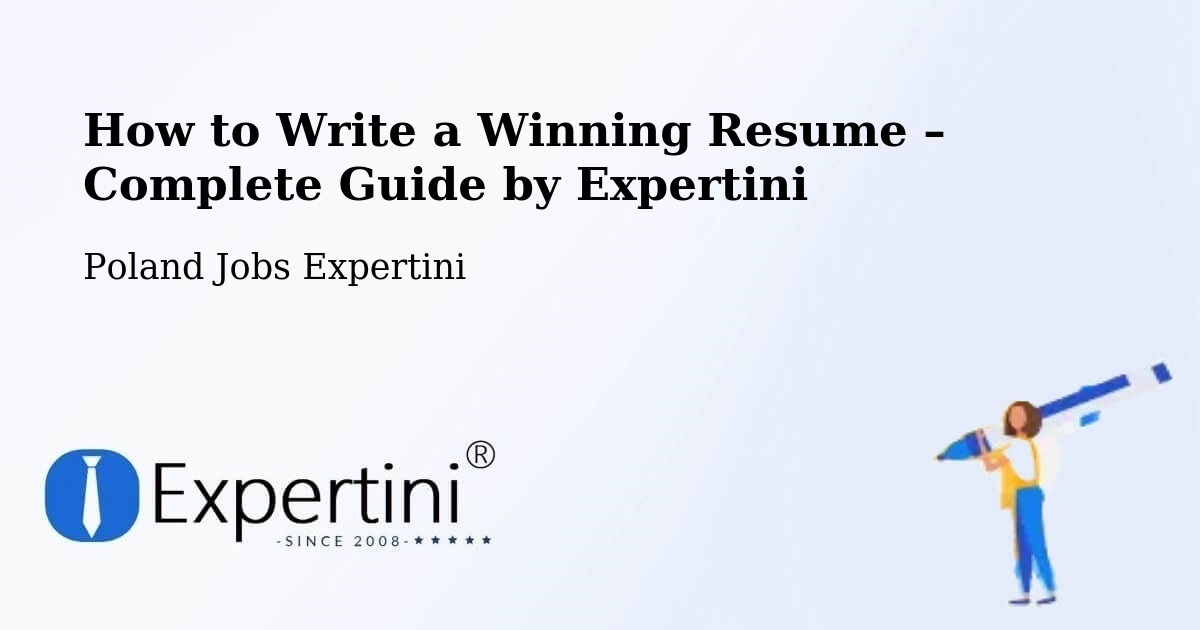 Resume Writing Guide for Job Seekers – Ryn - Ryn, Poland Jobs Expertini